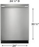 Frigidaire Professional 24'' Smudge-Proof™ Stainless Steel Top Control Built-In Dishwasher-2