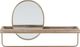 Linon Opal Gold/Natural Wall Shelf-2