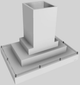 Vent-A-Hood® 42" White Contemporary Island Range Hood-4