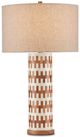 Currey & Company Tia Natural/White Table Lamp-0