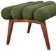 Moe's Home Collection Arlo Dark Green Accent Stool-4