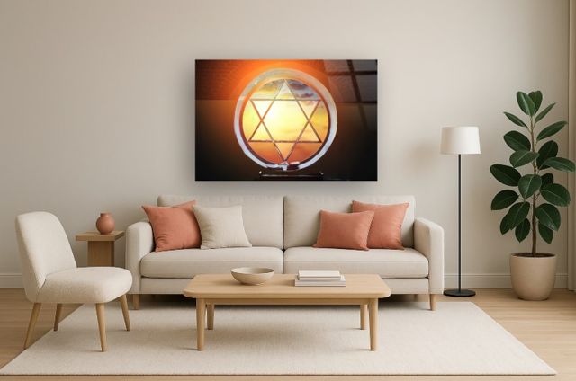 Classy Living Star of David Wall Art-1