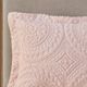 Olliix by Madison Park Arya Blush Twin Embroidered Medallion Faux Fur Ultra Plush Comforter Mini Set-1
