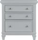 Magnussen Home® Charleston Harbor Gray Drawer Nightstand-4