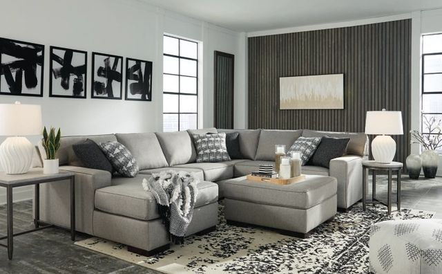 Benchcraft® Marsing Nuvella 3-Piece Slate Living Room Seating Set-3