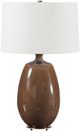Uttermost® Vinson Glossy Brown Table Lamp-0