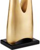 Currey & Company La Porta Contemporary Gold Leaf/Black Table Lamp-5