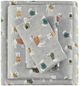 Olliix by True North by Sleep Philosophy Grey Dogs Full Cozy 100% Cotton Flannel Printed Sheet Set-0