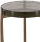 Dovetail Furniture Corentin Antique Brass Side Table-2