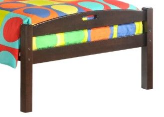 Night & Day Furniture™ Zest Bedroom Sesame Dark Chocolate Twin Panel Bed-1