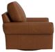 Bassett® Furniture Customizable Benchmade Premier Leather Large Panel Arm Swivel Chair-2