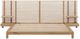 Modus Furniture Tanner Flaxen Wall Full Panel Bed with Integrated Nightstands-3