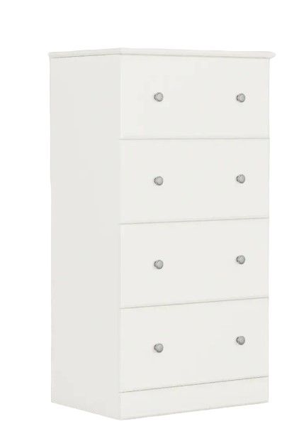 Perdue Woodworks Essential White 4-Drawer Chest-0