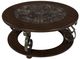 Signature Design by Ashley® Frallyn Dark Brown Round Cocktail Table-2