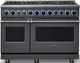 Viking® 7 Series 48" Cast Black Pro Style Dual Fuel Range-3