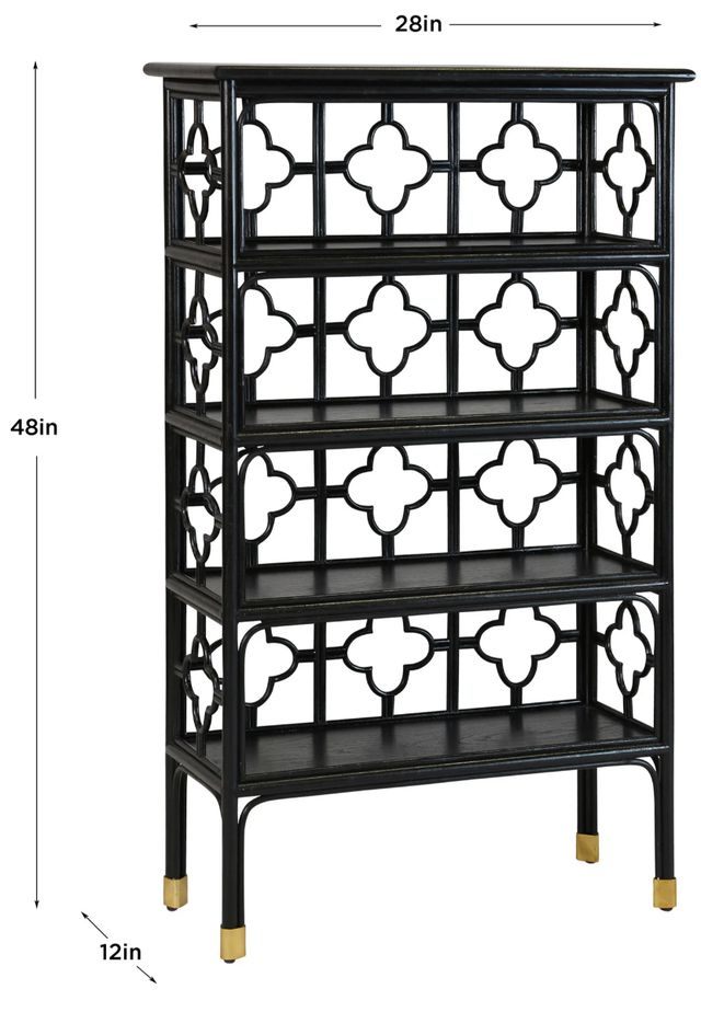 Stylecraft Tamara Day Black Brilliance 5-Shelves Clover Shelf-1