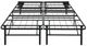 Homelegance® Elevated Black Queen Foldable Platform Bed Frame-1