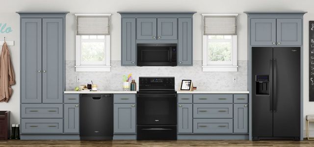 Whirlpool® 30" Black Free Standing Electric Range-3