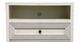 Million Dollar Rustic White Side Table with 2 Drawers-1