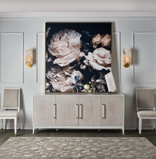 Universal Explore Home™ Love. Joy. Bliss.-Miranda Kerr Home Desert Rose Alabaster/White Lacquer Sideboard-1