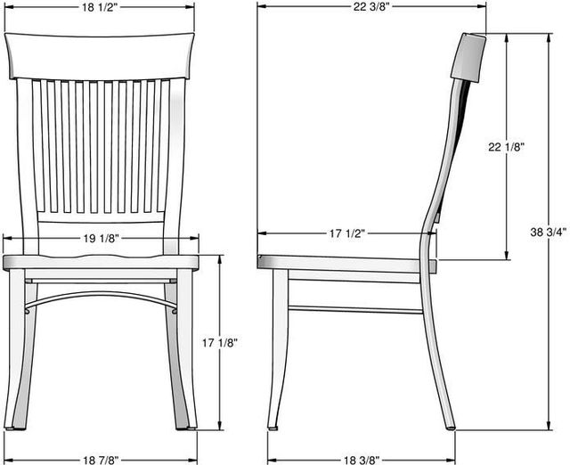 Amisco Customizable Annabelle Dining Side Chair-1