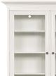 Hammary® Structures White Double Mid Height Display Cabinet-1