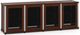 Salamander Designs® Synergy Model 347 AV Cabinet-Dark Walnut/Aluminum-0