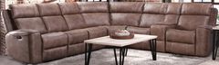 Behold™ Home Aspen 7-Piece Mocha Power Reclining Curved Sectional