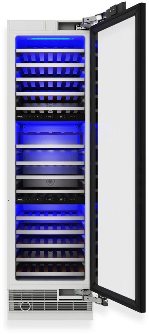 Thor Kitchen® 24" Panel Ready Built-in Column Wine Cooler-3