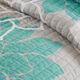 Olliix by Madison Park 6 Piece Aqua Full/Queen Lola Reversible Cotton Printed Coverlet Set-4