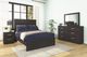 Signature Design by Ashley® Belachime 4 Piece Dark Charcoal Full Bedroom Set-4