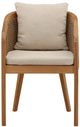 Dovetail Furniture Cian Natural/Sand Olefin/Teak Outdoor Dining Chair-1