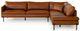 VIG Furniture Divani Casa Sherry 2-Piece Cognac Leather Right-Arm Facing Sofa Sectional and Chaise-2