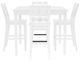 Powell® Maui 5-Piece White Counter Table Set-2
