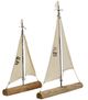 Stylecraft 2-Piece Barnwood Sail Boat Set-0