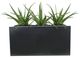 CabanaCoast® Customizable York Aluminum 16"x40" Trough Medium Outdoor Planter-0