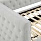 Crown Mark Trina Dove Gray Twin Upholstered Daybed-1