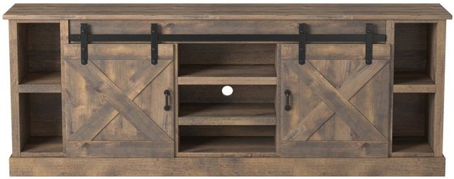 Legends Home Farmhouse Barnwood 85" TV Console-3