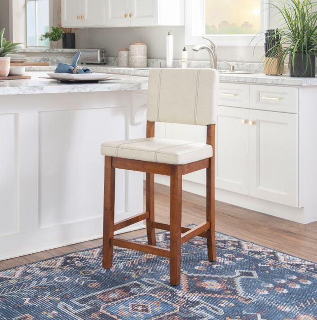 Linon Milano Cream Counter Stool-1
