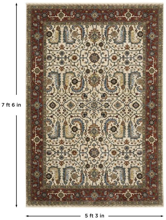 Oriental Weavers™ Aberdeen 5'x8' Style 11 Area Rug-3