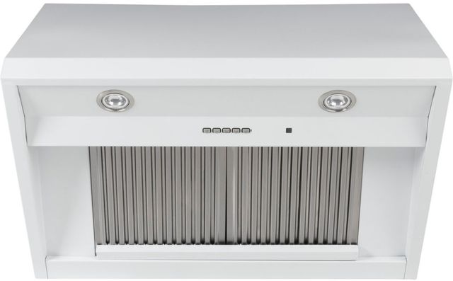 Cafe™ 36" Matte White Wall Mounted Range Hood-3