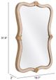 Zuo Modern Hillegass Gold Mirror-3