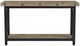 Flexsteel® Carpenter Light Brown Sofa Table with Black Metal Frame-2