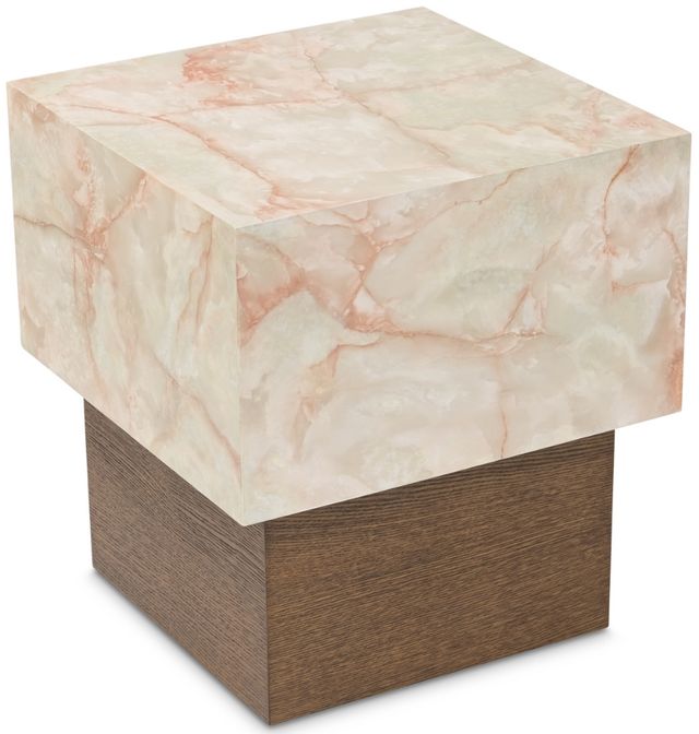 Michael Amini® Portrait Sienna Brown End Table-3