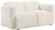 Coaster® Dorset White Upholstered Loveseat-0