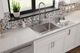Elkay Lustertone® Classic Lustrous Satin 43" x 22" x 10" MR2-Hole Single Bowl Drop-In Sink with Left Drainboard-2