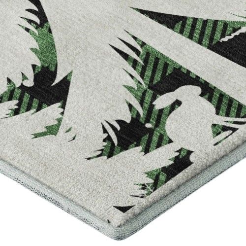 Dalyn™ Rug Company Merry & Bright MY26 Green 5'x8' Area Rug-3