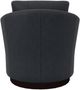 Best® Home Furnishings Customizable Tina Leather Swivel Chair with Espresso Base-3