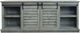 American Heartland Manufacturing Rustic 32" Light Blue Provincial Shutter TV Stand-0