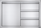 Napoleon Stainless Steel Single Door & Triple Drawer Combo-0